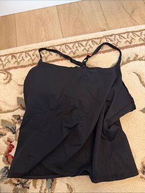 Black Spaghetti Strap Racer back Tank Top Outdoor Voices